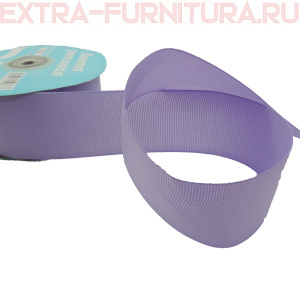 Лента репсовая IDEAL шир. 38мм цв.430 светло-сиреневый, уп.27,42м *