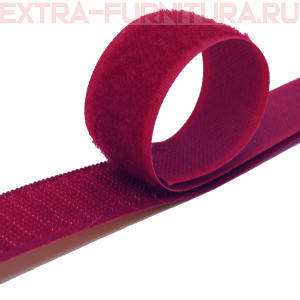 Лента контакт 25мм цв.бордовый 029 (25м)