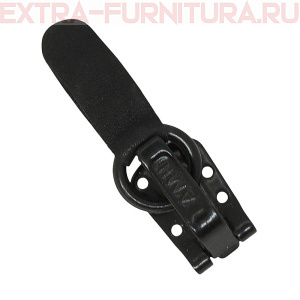 Шубные крючки арт.TBY-0122 50мм  цв. черный уп.1шт