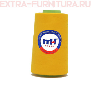 Нитки МН 40/2 п/э  5000 ярдов №552 желтый