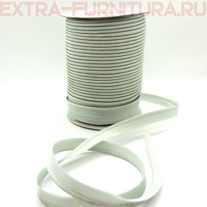 Кант атласный 12 мм, 72 ярда, цв. 069 серебро ЕВРО
