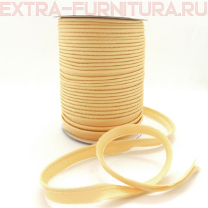 Кант атласный 12 мм, 72 ярда, цв. 106 бежевый ЕВРО