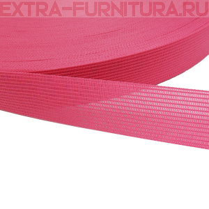 Лента окантовочная 23 мм цв.розовый яркий 164, уп.100м (пл.3,6+/-0,2 гр/м)