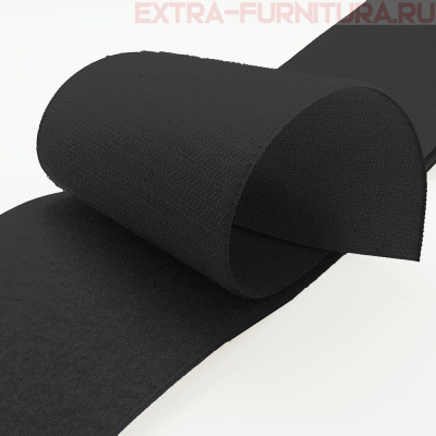  Лента контакт 100мм цв.черный 2090 (25м)