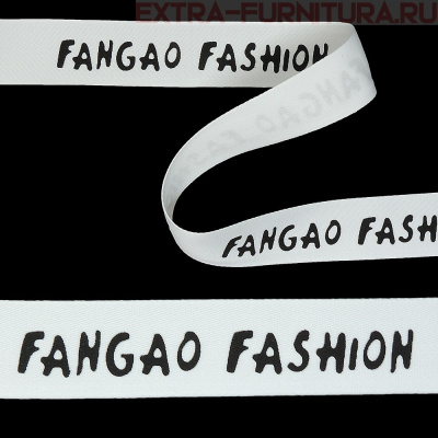 Тесьма FANGAO FASHION шир.25мм цв.белый (уп.43м)