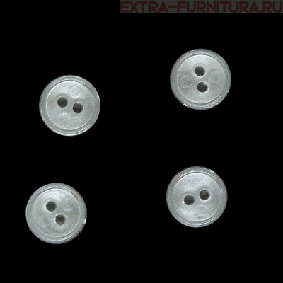 Пуговицы 11/2 прозрачные, ПС-2, упаковка 1000 шт.