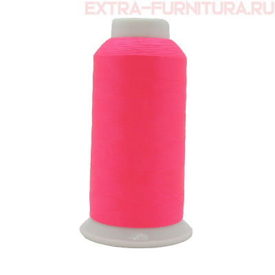 Нить текстурированная MAX 150D/1, 5000 м, цв.713 яр.розовый неон , некрученая