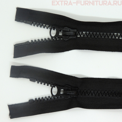 Молния Трактор Т8 2 замка 75см, цв. 322 черный, LOGO