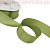 Лента атласная 24 мм цв 137 олива рул. 27,42м