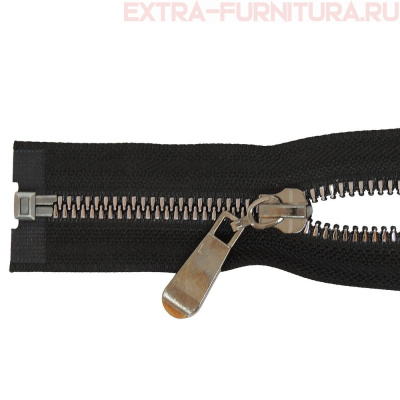 Молния декор Трактор Т5 1 замок, дл. 85см, цв.черный, усил. звено