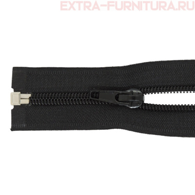 Молния Спираль разъёмная Т5, дл.50см цв. черный, класс А