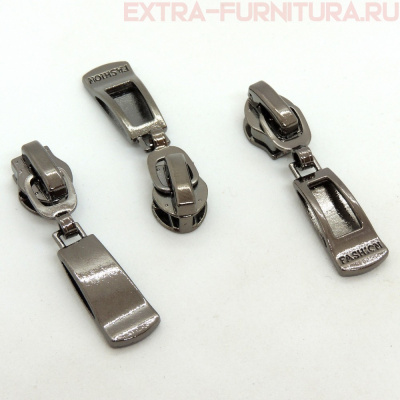 Бегунок декоративный автомат СП5 черный никель №1 (уп. 50 шт.)