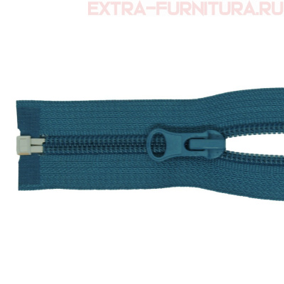 Молния Спираль разъемная дл. 50см, Т5, цв.221 морская волна LOGO