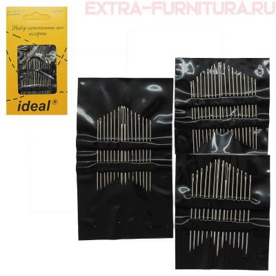 Иглы IDEAL арт.ID-35 набор штопальных игл, уп.50 игл