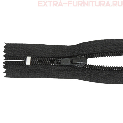 Молния спираль обувная Т7, дл.40 см, цв.322 черный