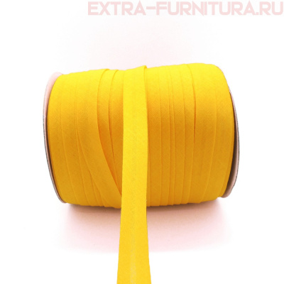 Косая бейка х/б  15мм 132м цв.031 желтый