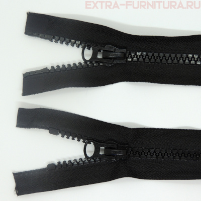 Молния Трактор Т8 2 замка 110см, цв. 322 черный, MaxZipper