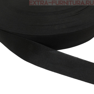 Лента окантовочная 32 мм цв. черный, уп.150м (пл.5,4гр) Ф