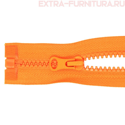Молния Трактор Т5 1 замок 80см, цв.157 оранжевый, LOGO